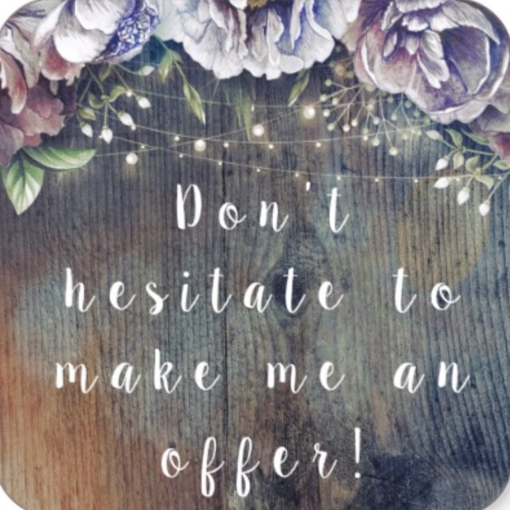 Reasonable offers will always be considered!